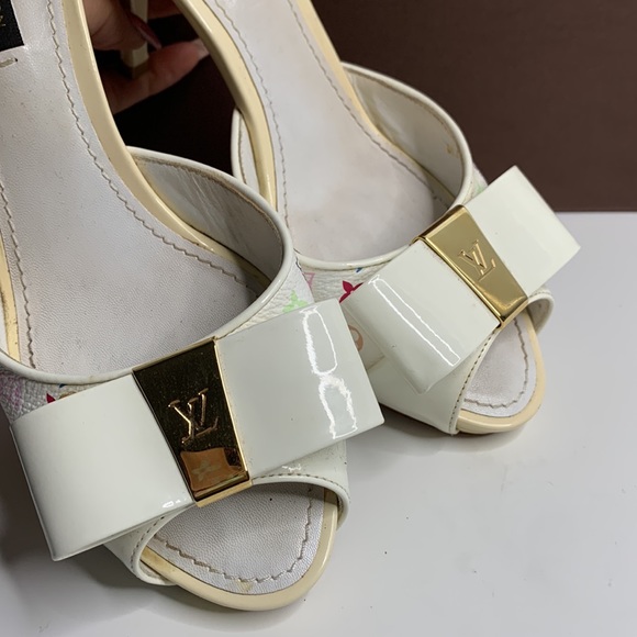 LV42 Louis Vuitton multicolor heels - Picture 5 of 8